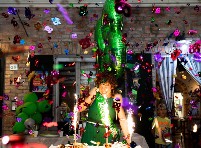 Festive birthday celebration at our restaurant